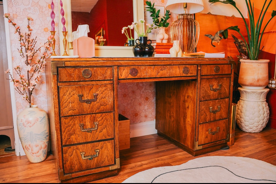 Campaign Executive Desk by Thomasville Shop The Refurb