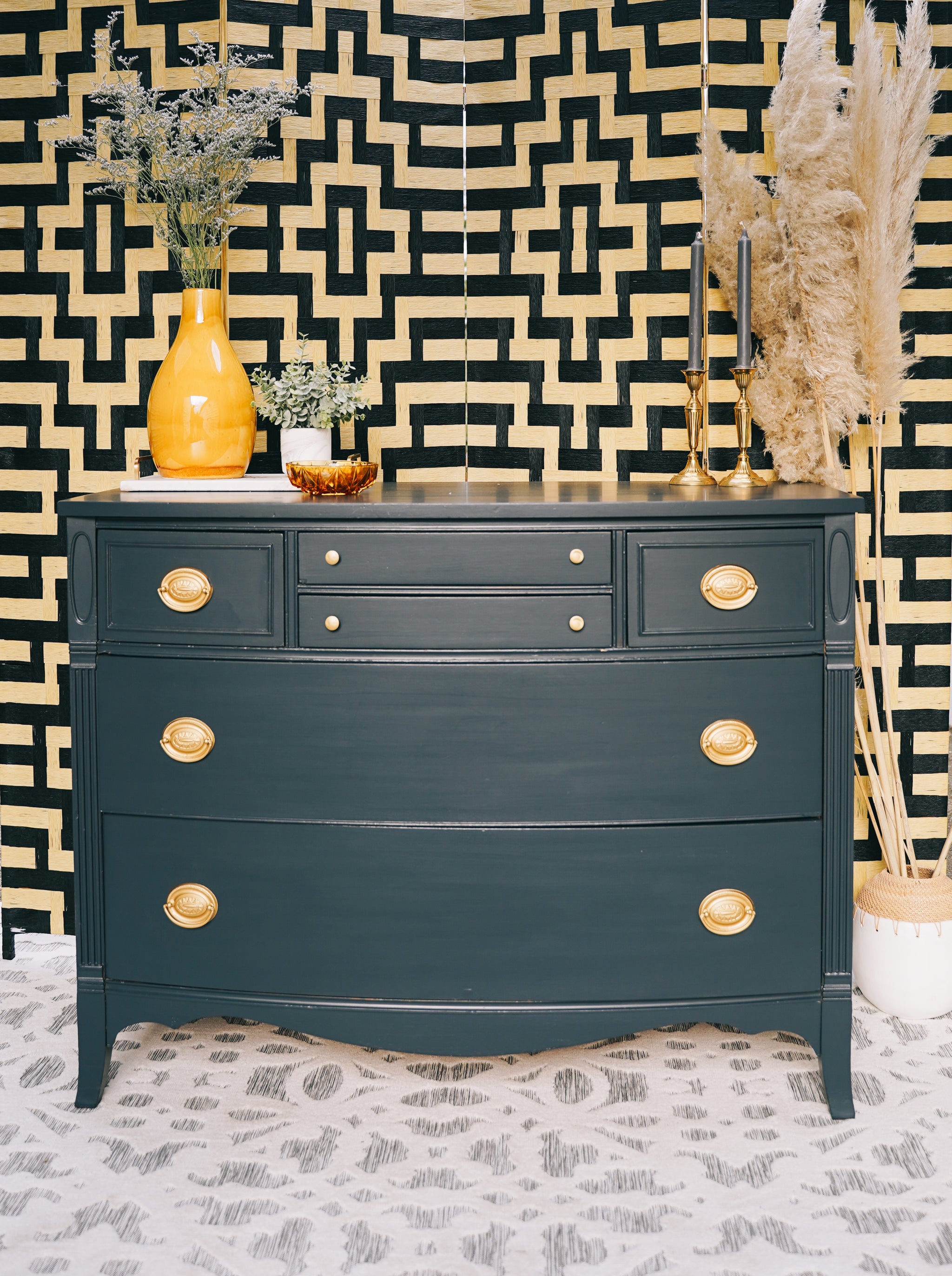 Federal Lowboy in Navy Shop The Refurb Federal Lowboy in Navy Shop The Refurb