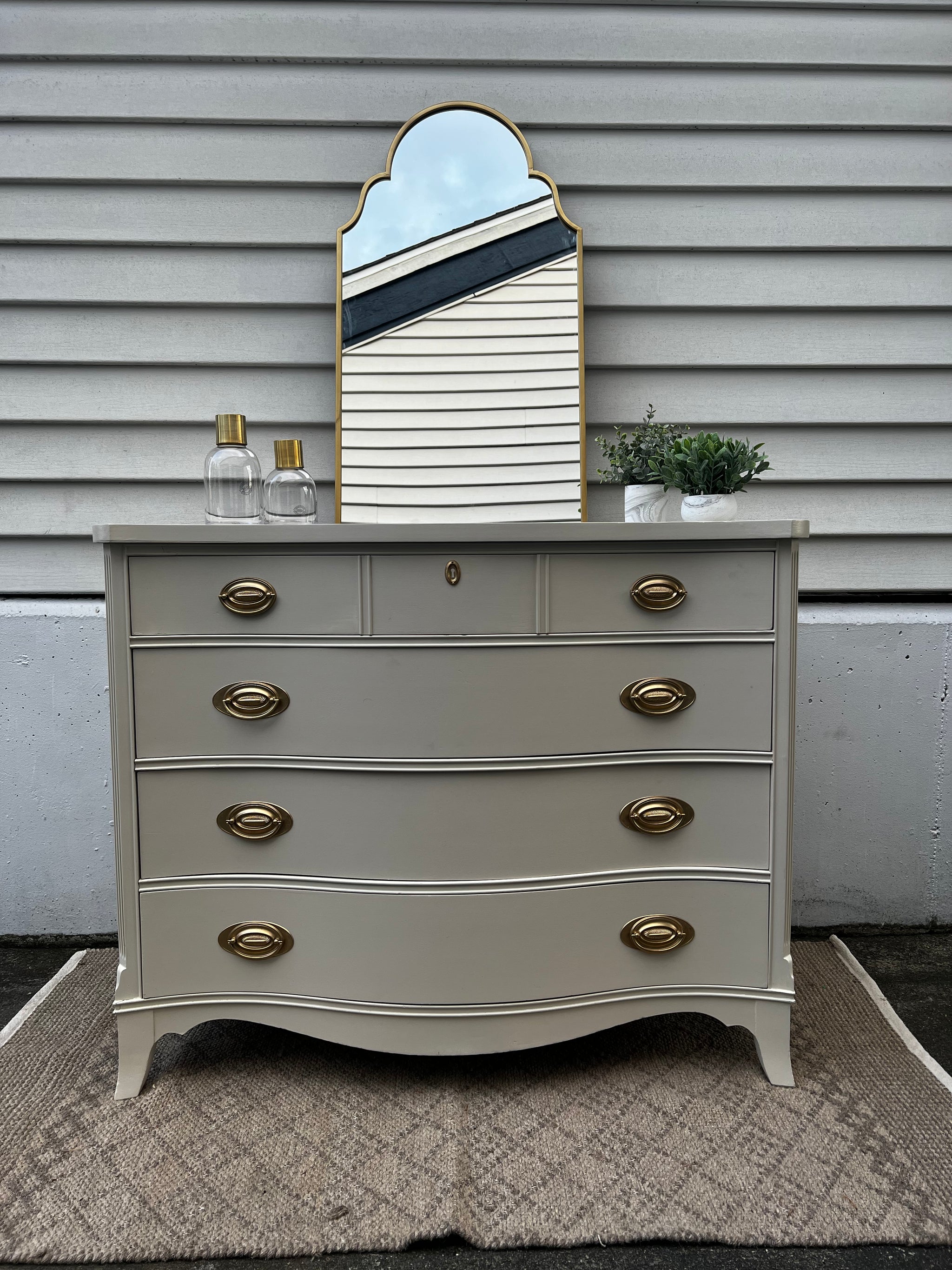 grey refurbished dresser Gray Dresser Makeover
